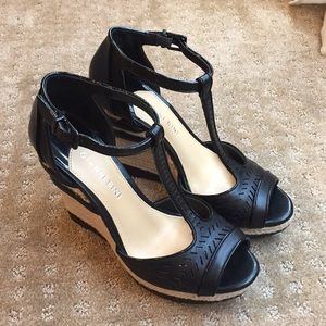 Gianni Bini Black Wedges